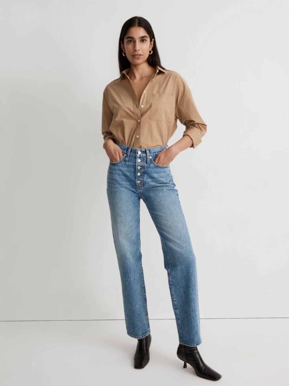 MADEWELL The Perfectβ Vintage Straight Jean Button Fly | 25 P